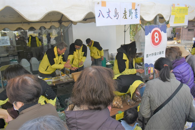 苗や野菜の販売